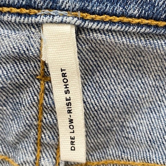 Rag & Bone Stella Dre High Waisted Light Wash Cut Off Denim Jean Shorts Size 32 - Picture 15 of 15
